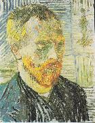 Vincent Van Gogh Self Portrait with Japanese Print Spain oil painting artist